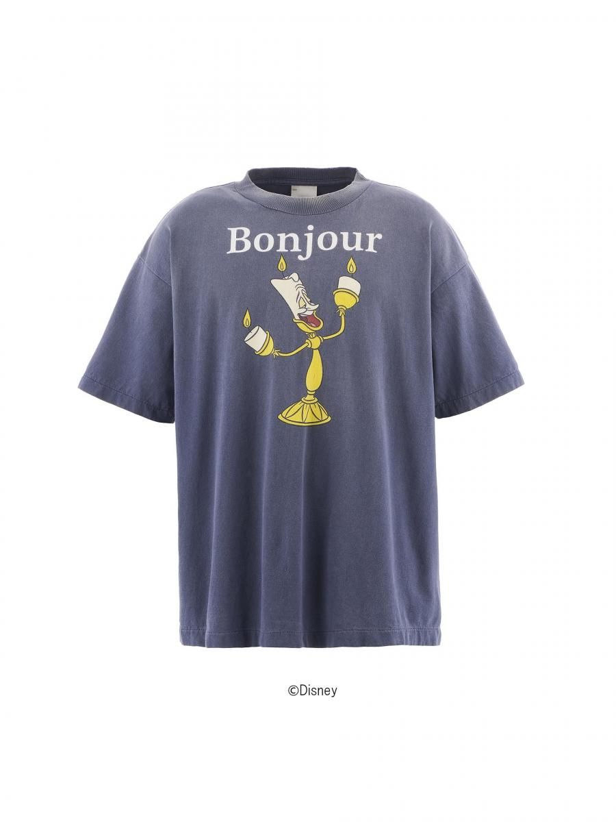 コラボ セントマイケル x DISNEY 美女と野獣ルミエール Tシャツ SAINT MICHAEL（セントマイケル）正規通販サイト| ReVoLuTioN
