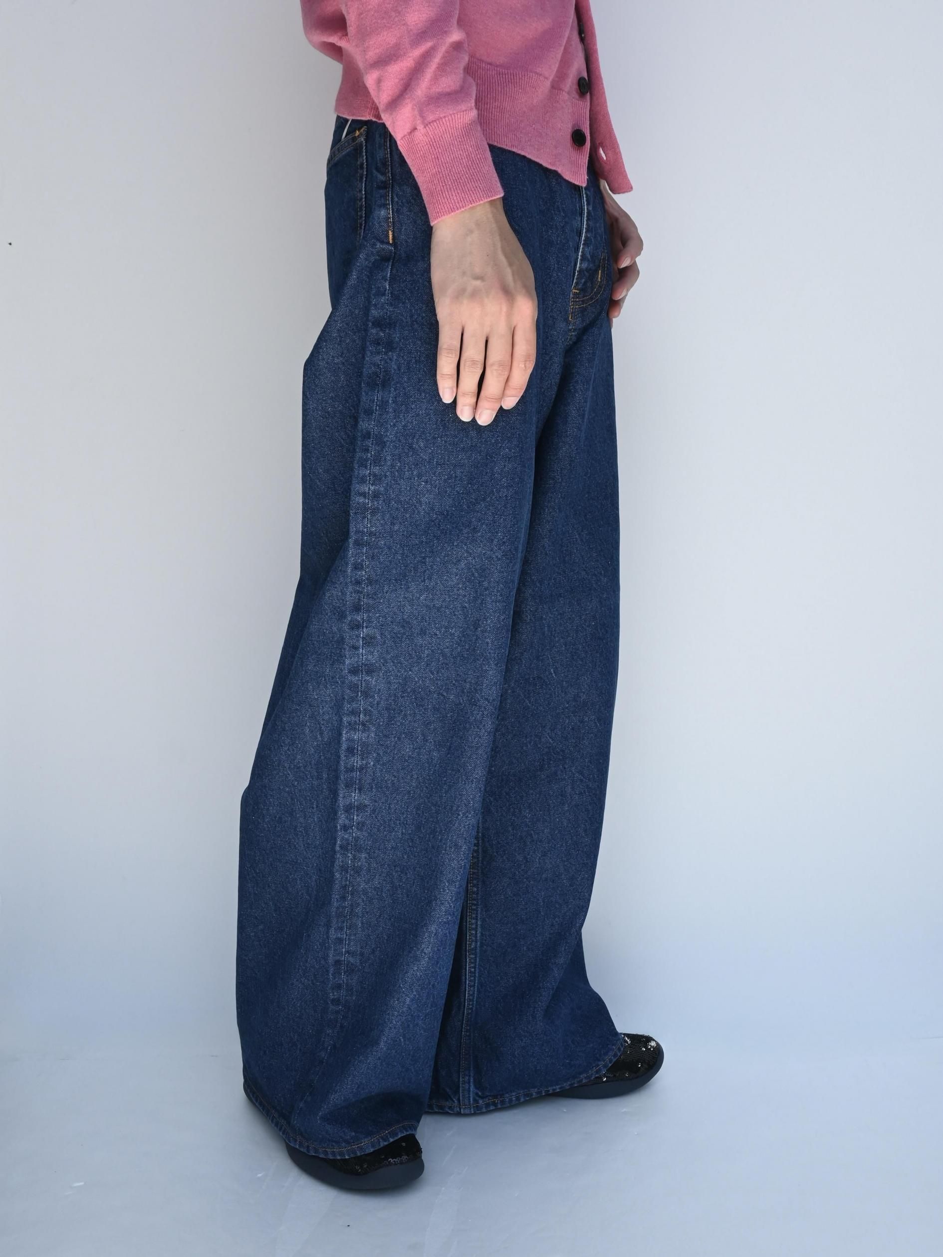 サイズ1】geeks baggy denim pants バギーデニム パンツ サイズ1