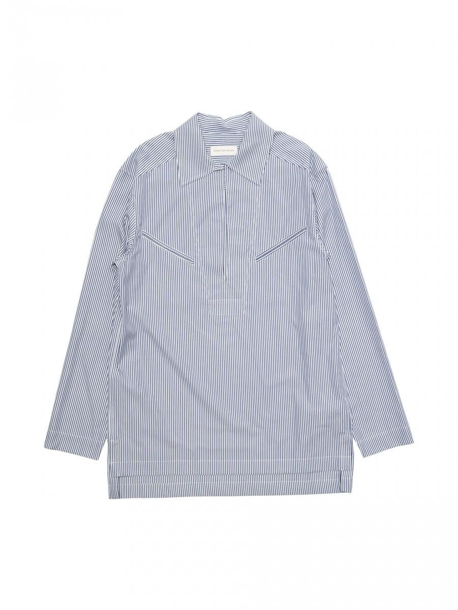 ⭐︎最終価格⭐︎DRIES VAN NOTEN ノースリーブチュニック Dries van noten】フレアバックギャザーノースリーブトップス