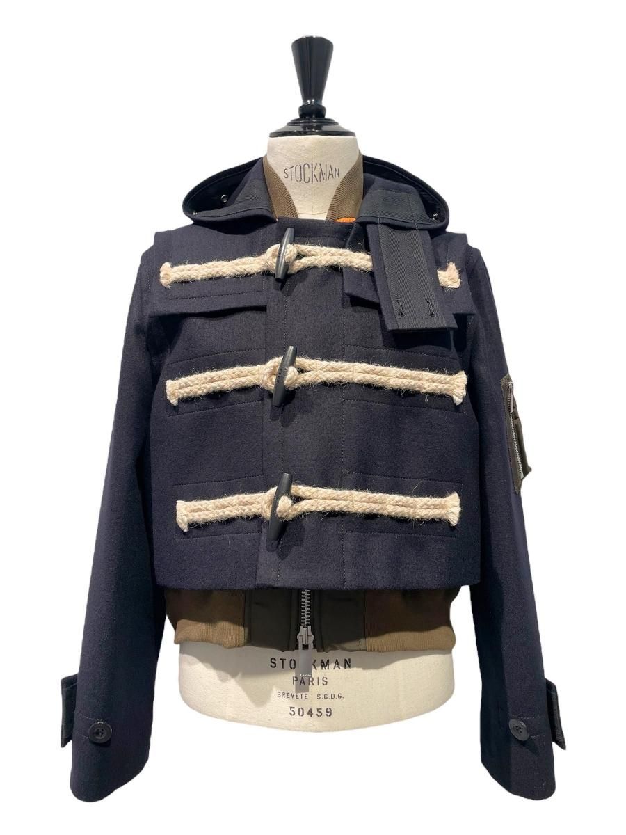 Sacai　ドッキングジャケット♡ネイビー オリーブ サイズ2 sacai(サカイ) ドッキングジャケット21-02550M 21-02550M