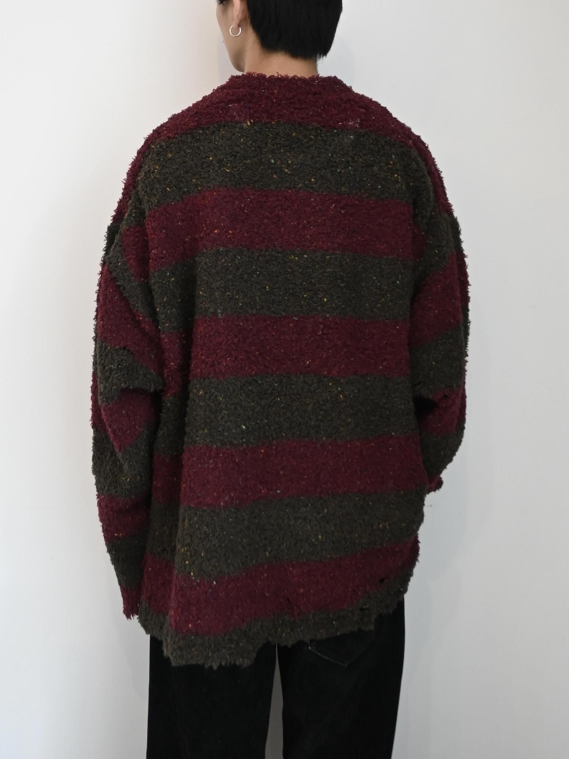 トップス doublet RECYCLED WOOL STRIPE KNIT RECYCLED WOOL STRIPE KNIT - ReVoLuTioN