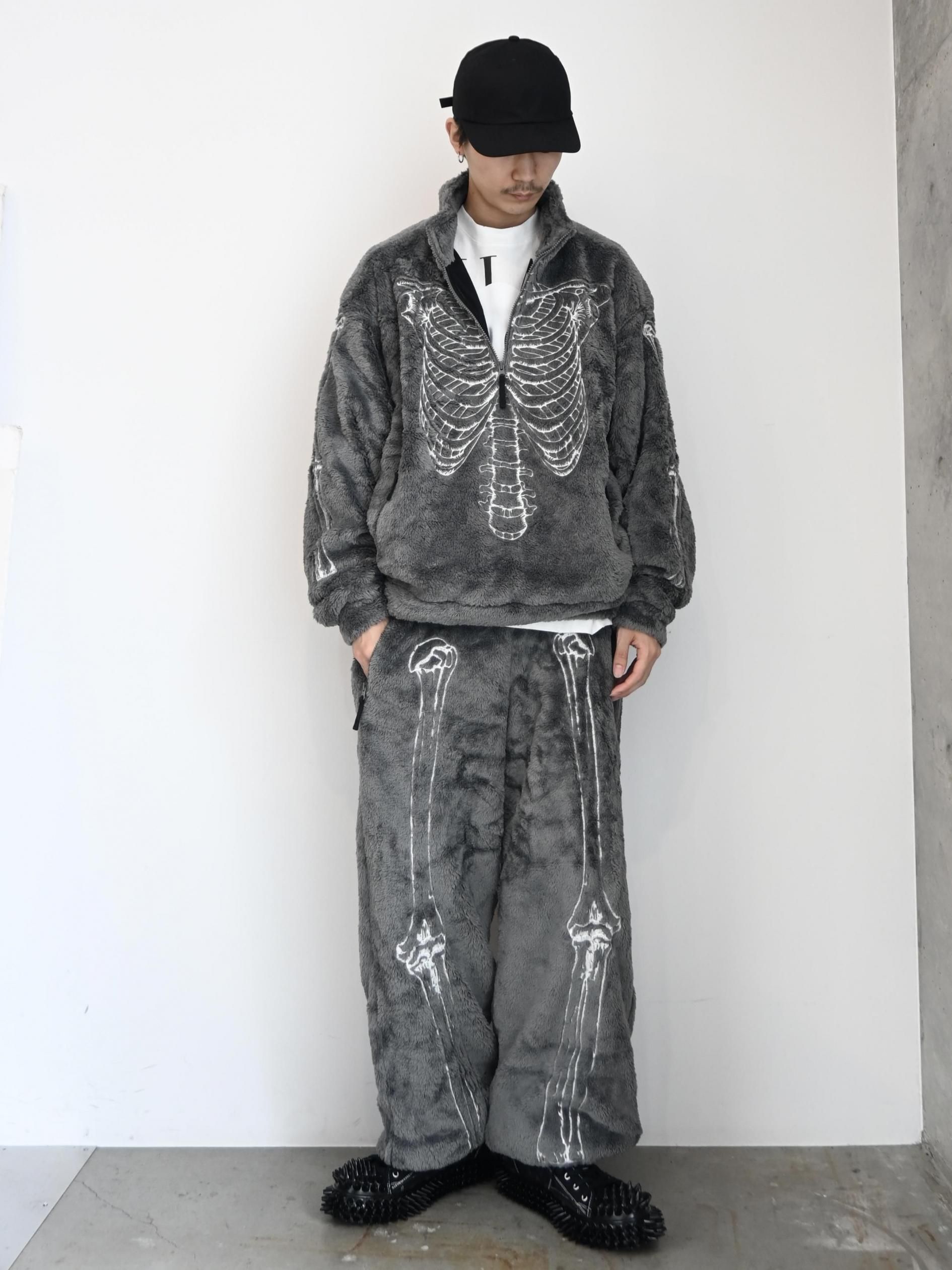 GLOW-IN-THE-DARK SKELTON FLEECE JACKET - ReVoLuTioN