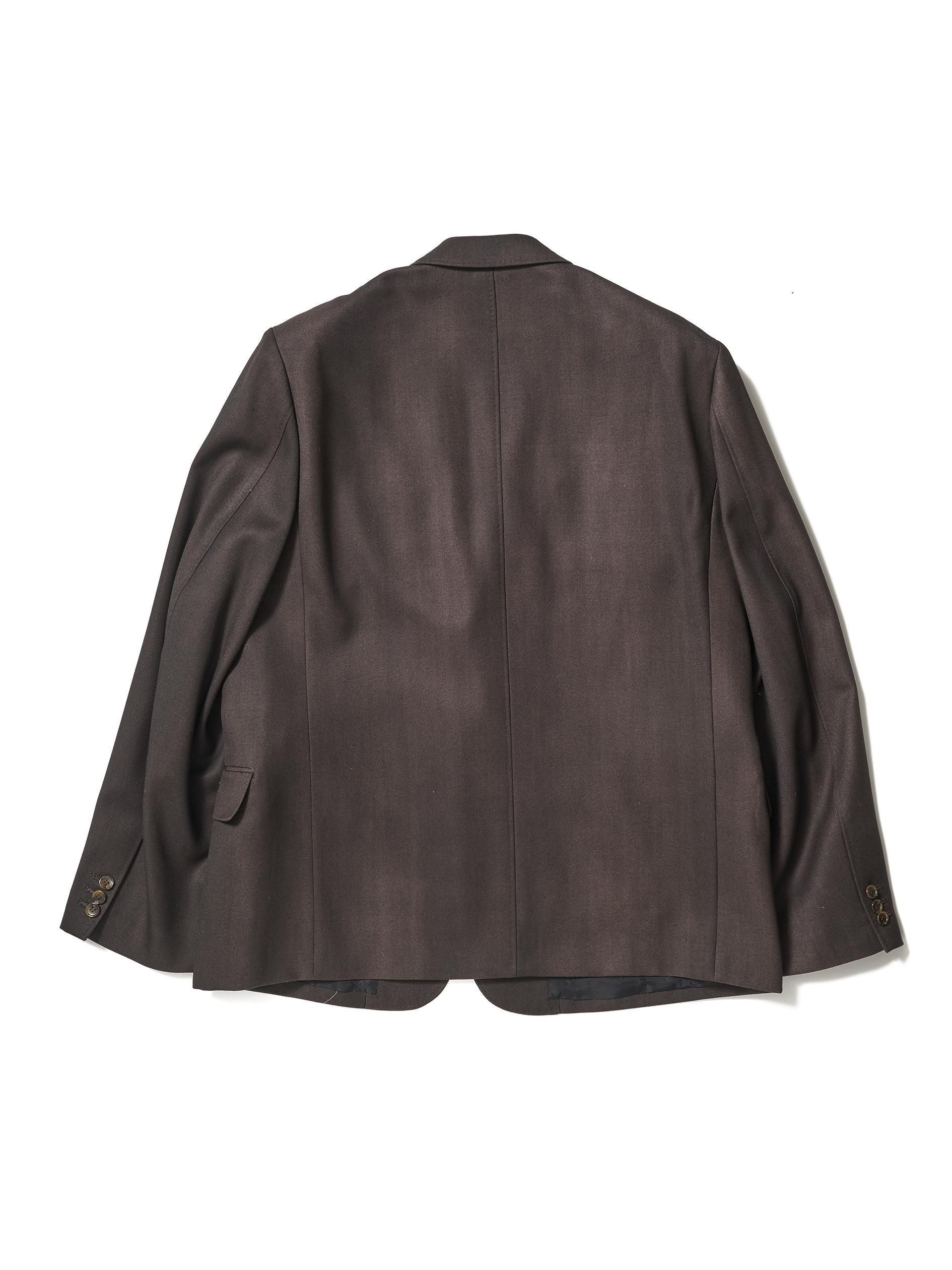 ANCELLM25awSEMIDOUBLE TAILOREDJACKET1 茶 SEMI-DOUBLE TAILORED JACKET(BROWN) – ANCELLM