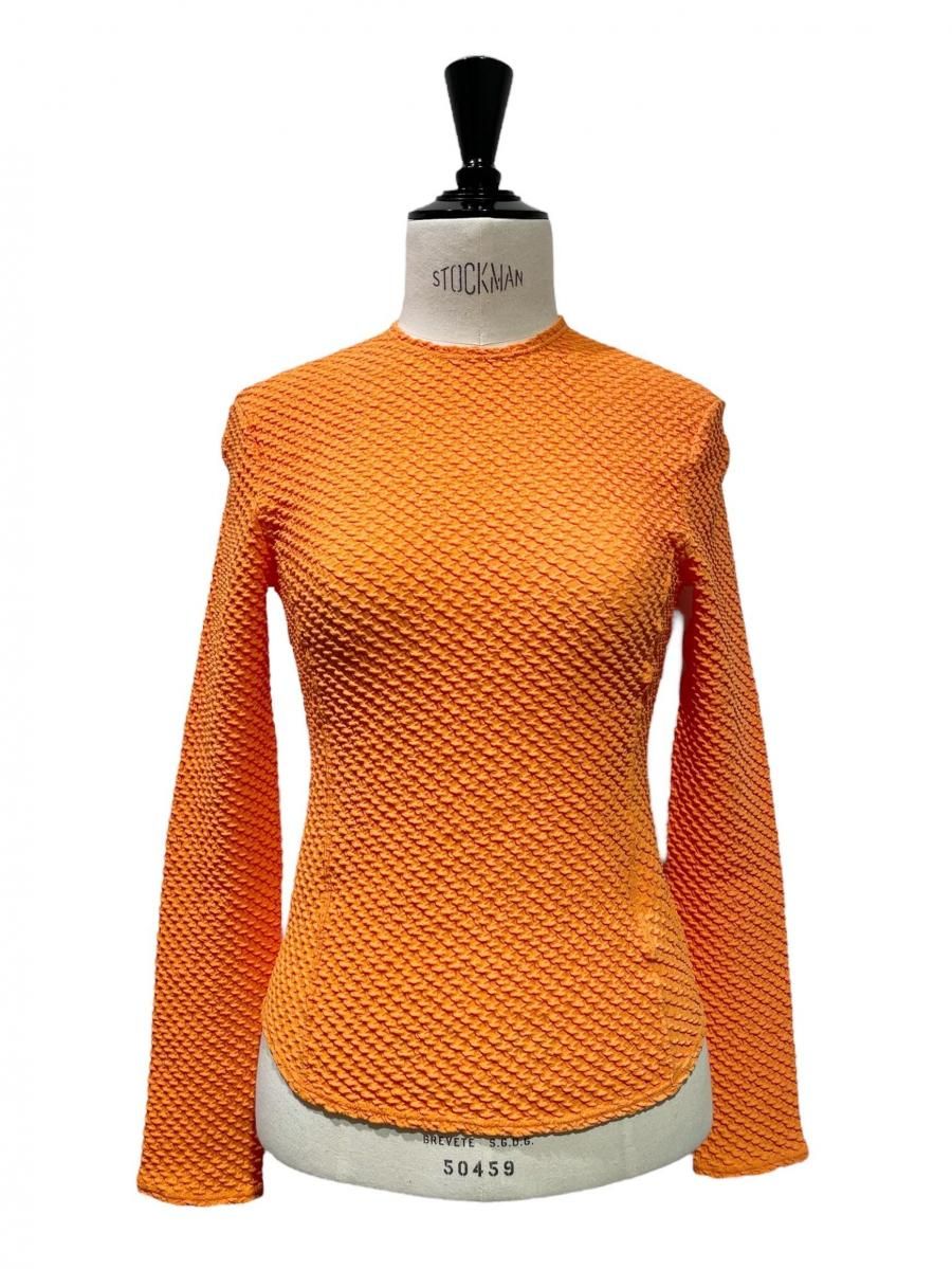 トップス Shirring Jersey Jacquard High Neck Top Mame Kurogouchi(マメ)の通販 - Seltie セルティ