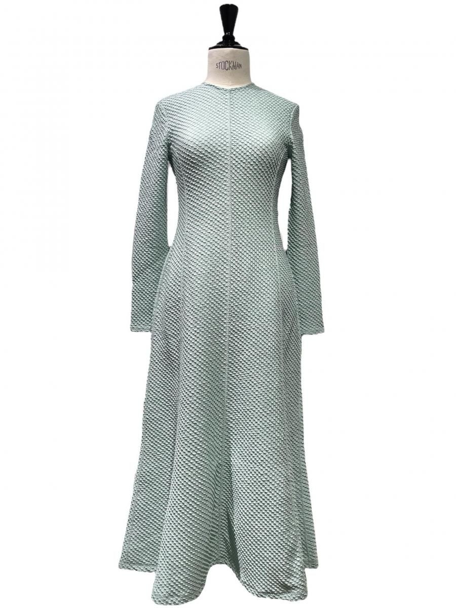 Shirring Jersey Jacquard Dress - Revolution Web Store
