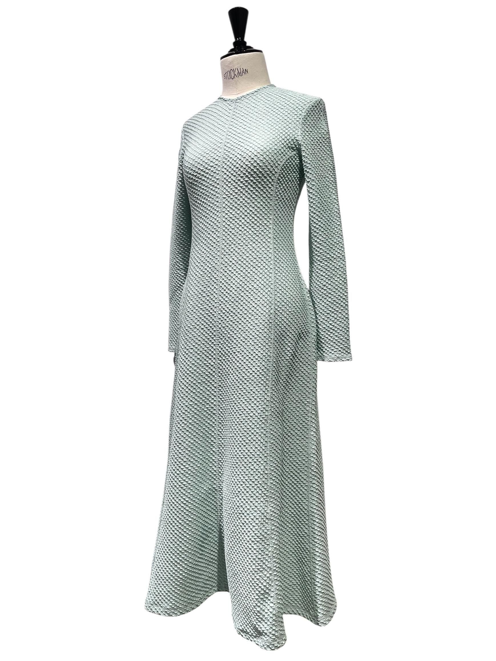 Shirring Jersey Jacquard Dress - Revolution Web Store