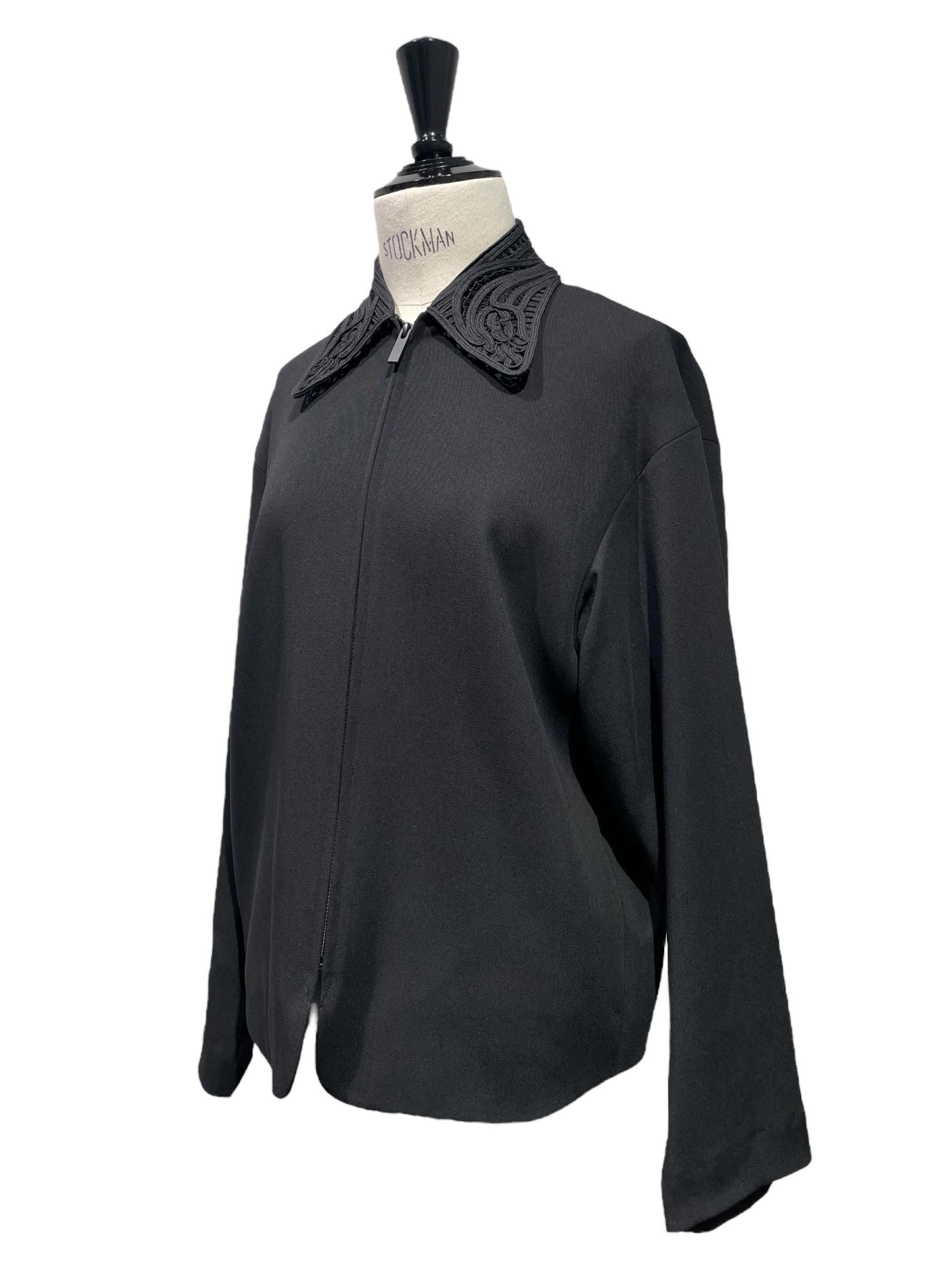 Wool Venetian Embroidery Collar Jacket - ReVoLuTioN