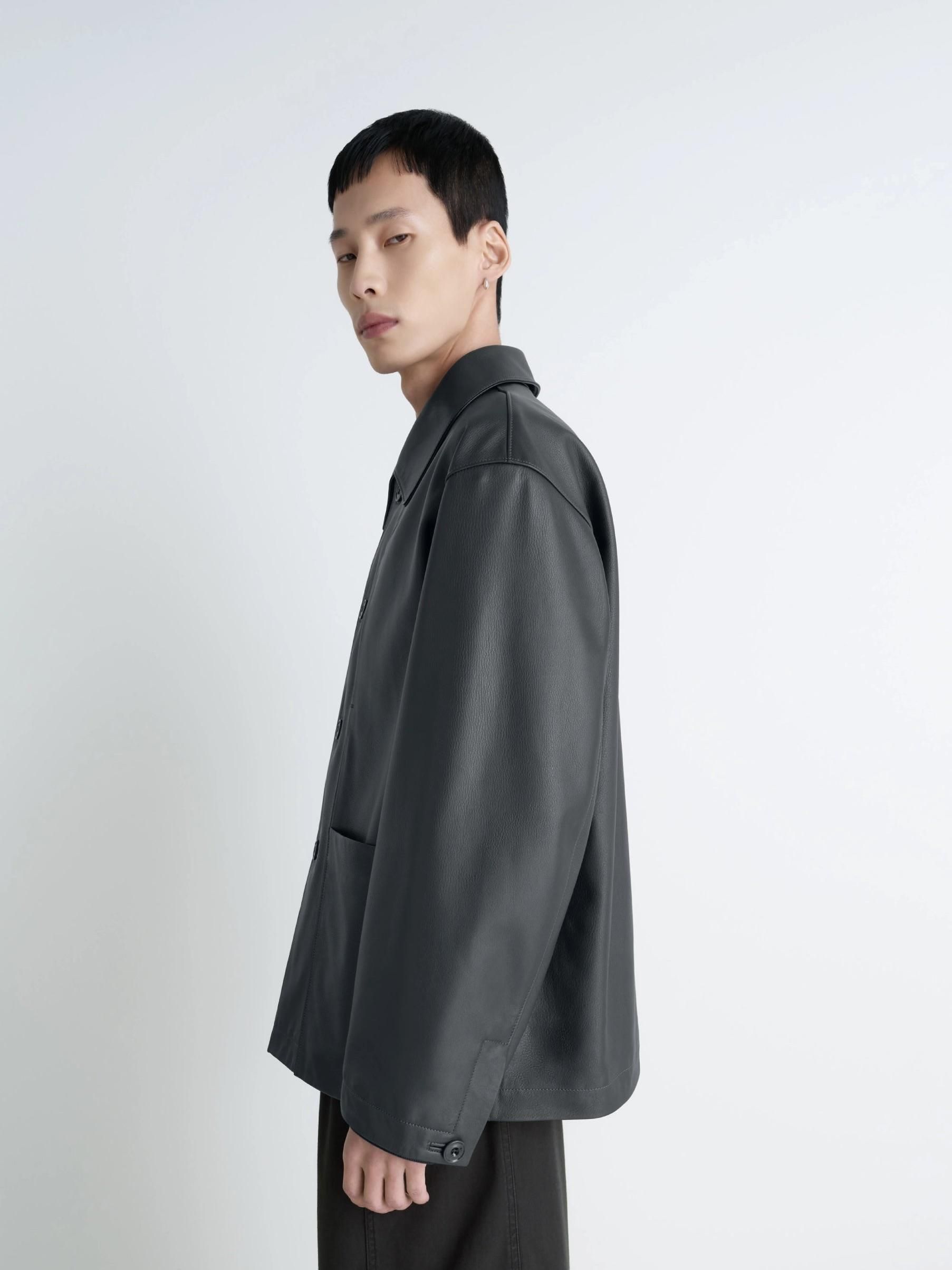 LEATHER WORKWEAR JACKET - ReVoLuTioN