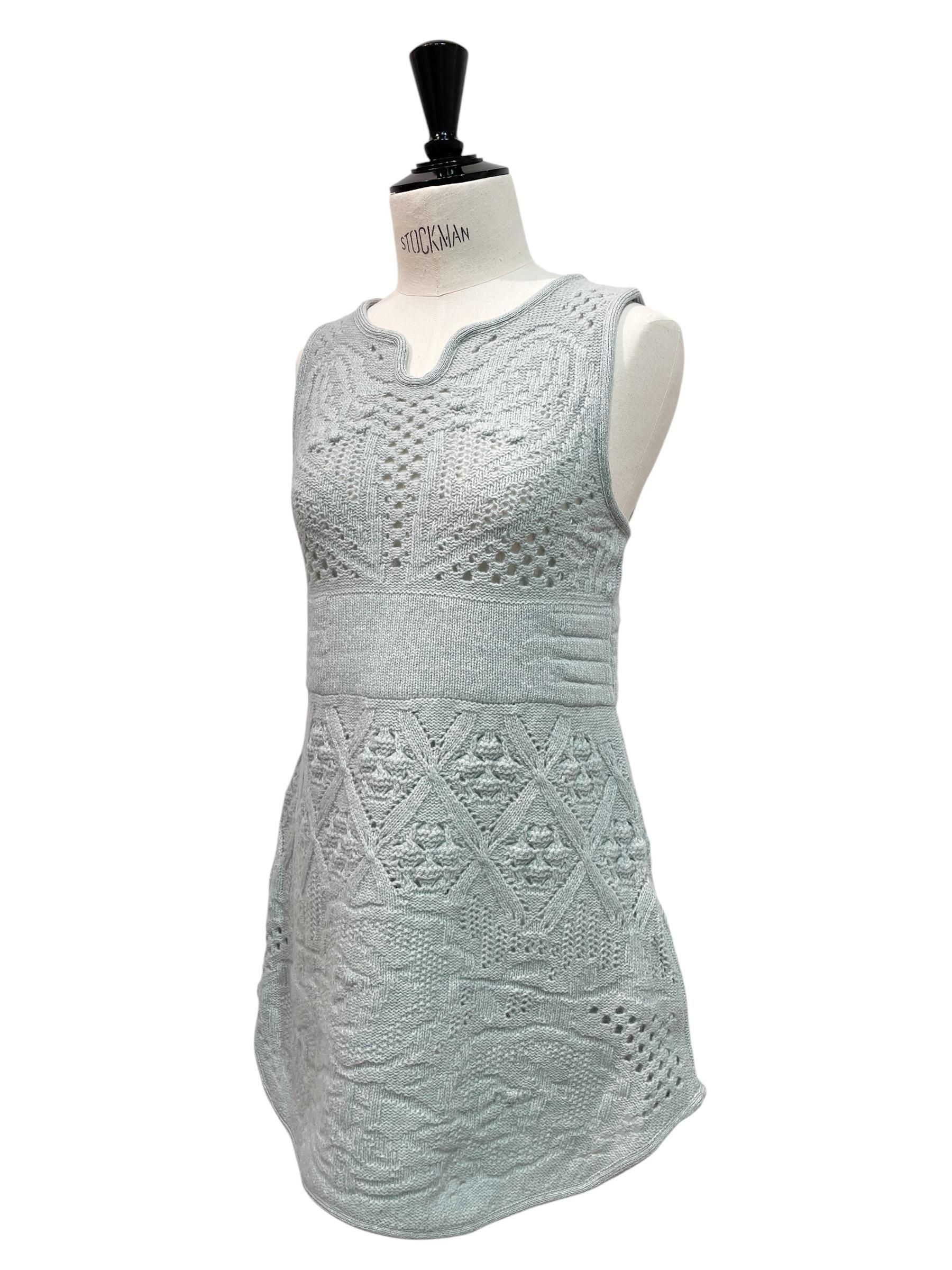 Multi Pattern Low Gauge Knitted Sleeveless Top - Revolution