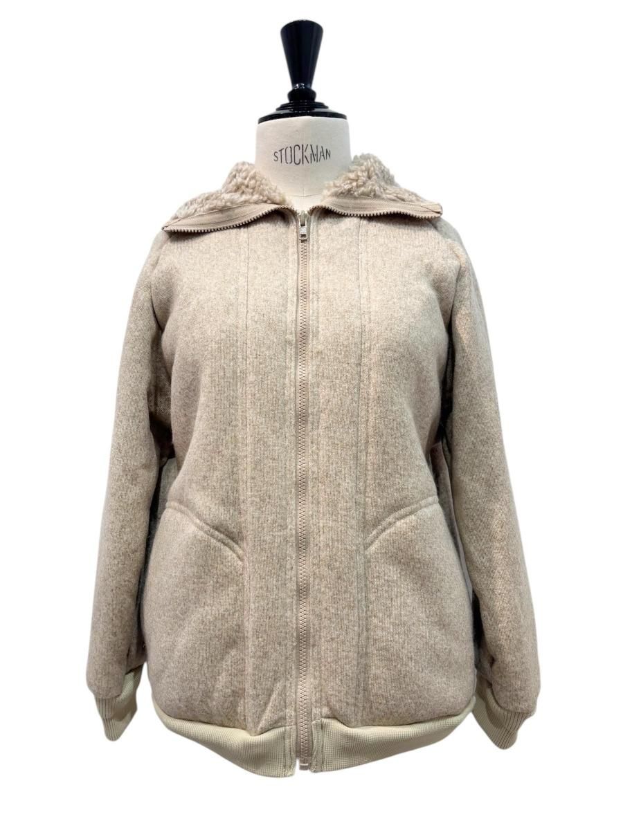 FUMIKAUCHIDA BOA REVERSIBLEジャケット FUMIKA UCHIDA： BOA REVERSIBLE BLOUSON - NATURAL - ORANN ONLINE SHOP