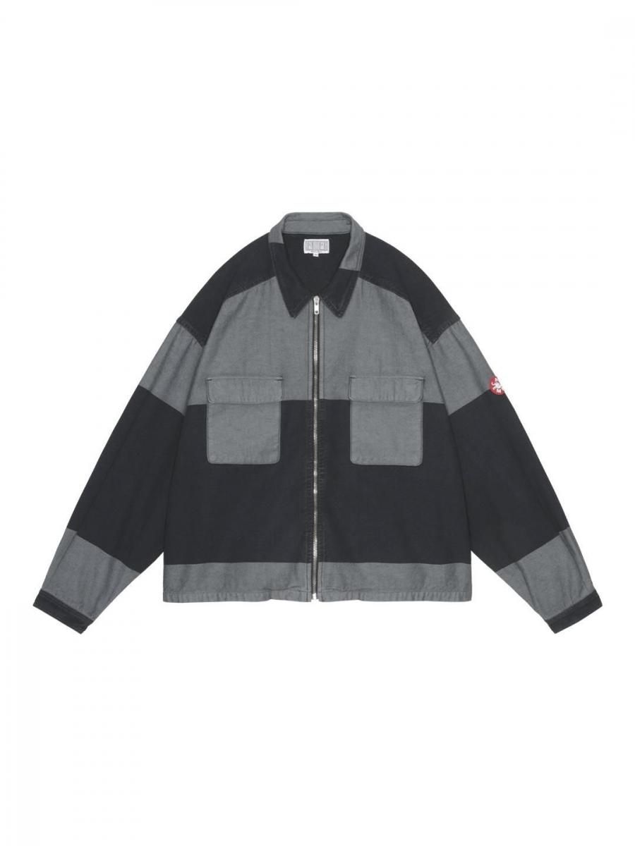 【美品】C.E シーイー フードジップシャツジャケット ブラック 美品】C.E シーイー フードジップシャツジャケット ブラック