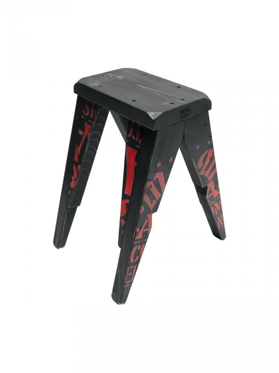 m&m custom performance furniture 角スツール小 M&M CUSTOM PERFORMANCE FURNITURE 角スツール 小 m&m furniture