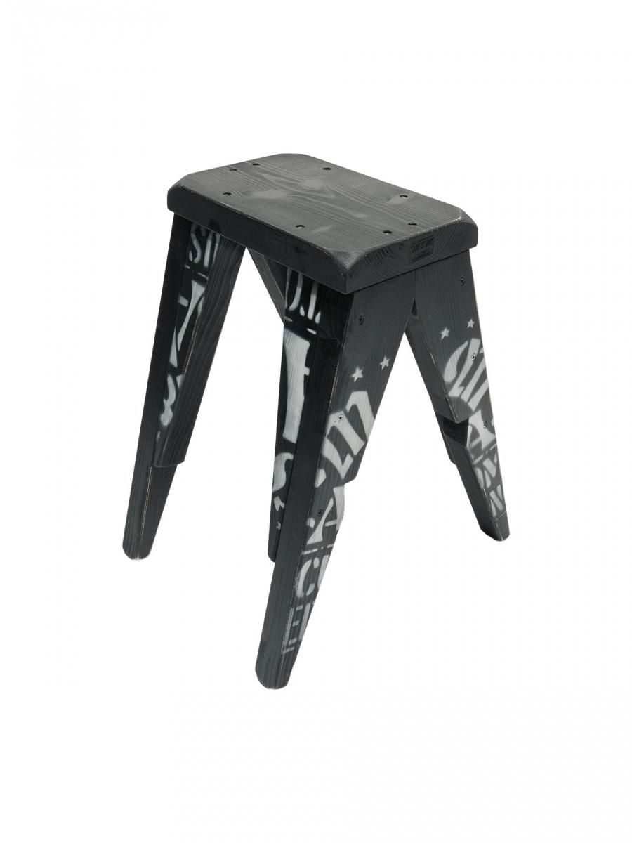 M&M CUSTOM PERFORMANCE FURNITURE 角スツール 小 M&M CUSTOM PERFORMANCE FURNITURE 角スツール 小