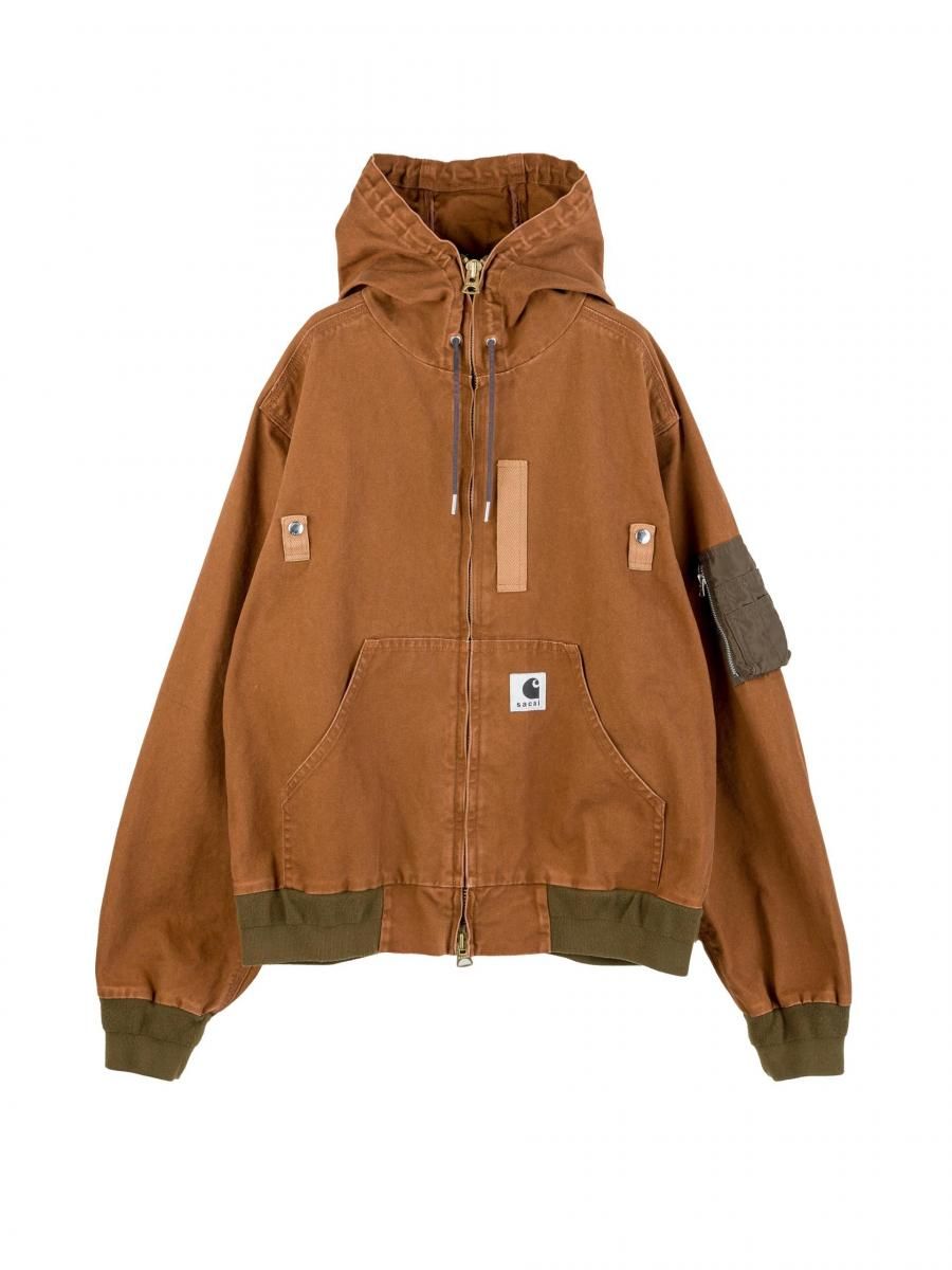ジャケット・アウター Carhartt Washed Duck Hooded Blouson Carhartt WIP Washed Duck Hooded Blouson - ReVoLuTioN