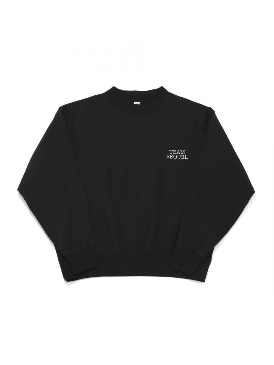 SEQUEL ブラック ニットセーター M SEQUEL ブラック ニットセーター M SEQUEL◇クルーネック/ニット
