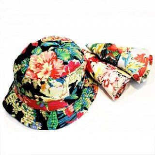 NEWHATTAN /  FLORAL BUCKET HAT (3colors)