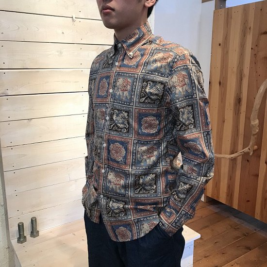 GITMAN VINTAGE / L/S B.D SHIRT - Walnuts オンラインストア