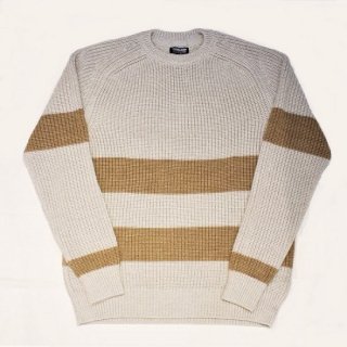 WOOLRICH /  Merinos Stripe Sweater DRIFTER GREY STRIPES