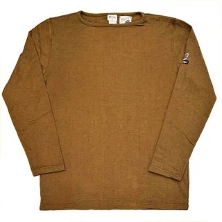 PINECONE x Tieasy / boatneck L/S  MIX BROWN