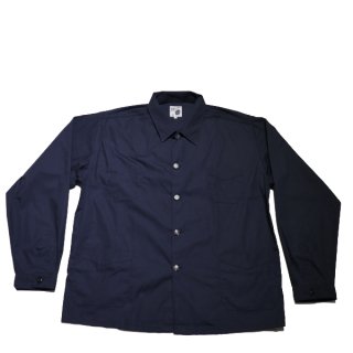PINECONE / L/S METAL BUTTON COVERALL SHIRT (NAVY)