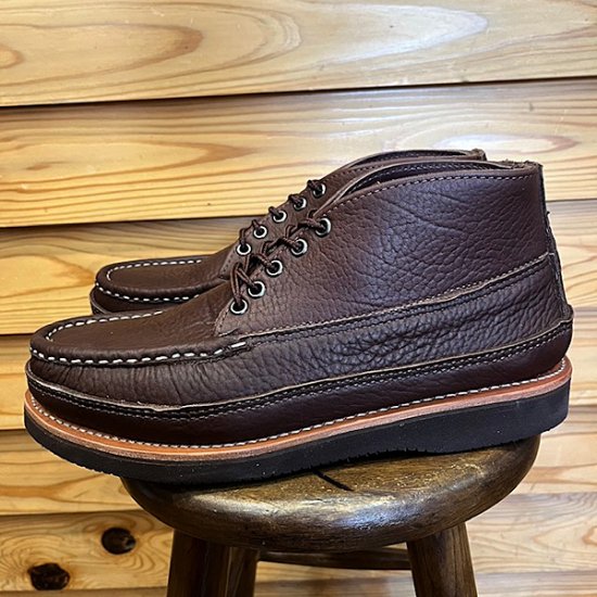 RUSSELL MOCCASIN / TRIPLE VAMP 5EYELET SPORTING CLAY'S CHUKKA