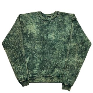 MONITALY / FRENCH TERRY CROPPED SWEAT SHIRT GREENMINERAL