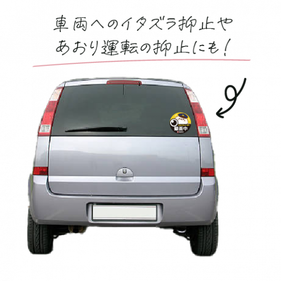 耐水性カーステッカー『毒舌あざ