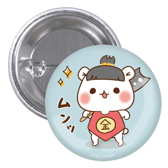 32mm缶バッジ3個セットゲス