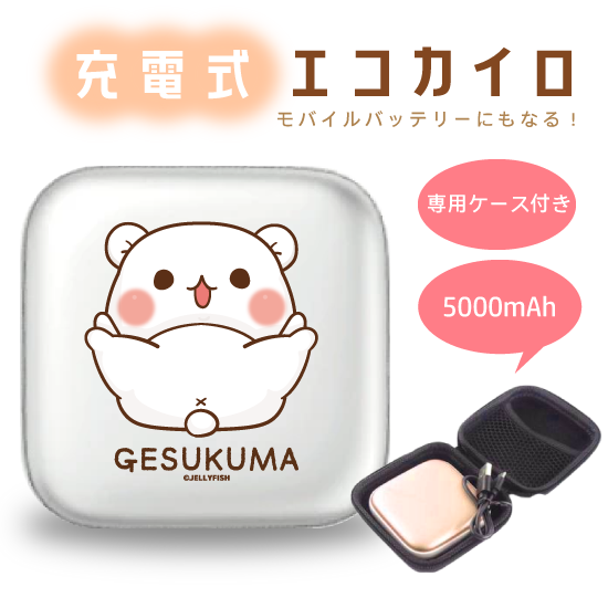 5000mAh充電式エコカイロ