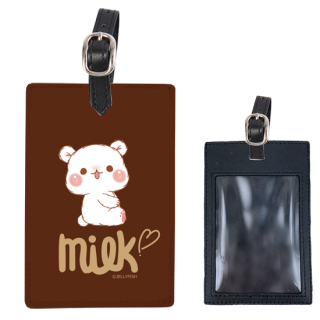 ラゲッジタグ『MILK/ゲスくま』