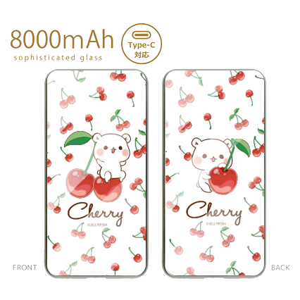 8000mAh.両面モバイルバ