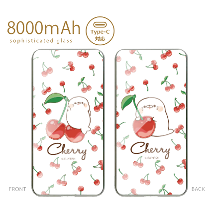 8000mAh.両面モバイルバ