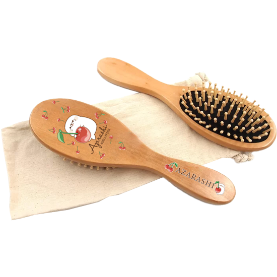 木製・自然派ヘアケアブラシ(巾