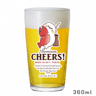 グラスタンブラー360ml『鯛/毒舌あざらし』