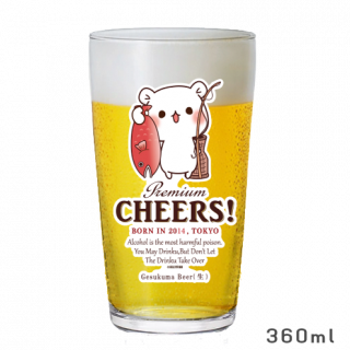 国産・グラスタンブラー360ml『鯛/ゲスくま』