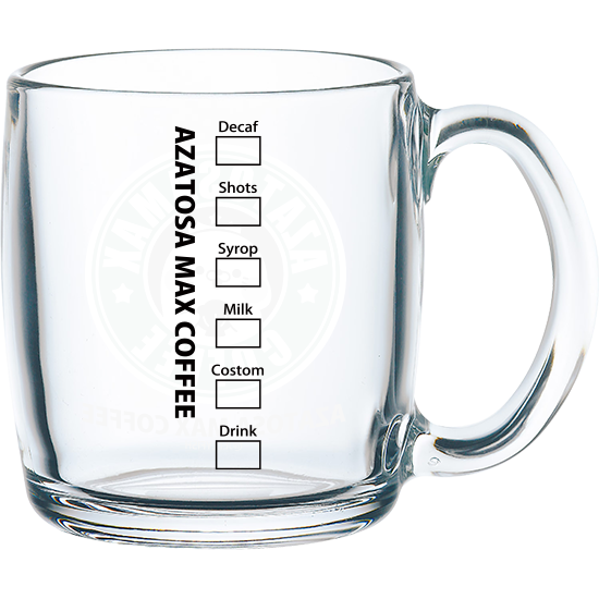 国産・グラスマグカップ『AZA