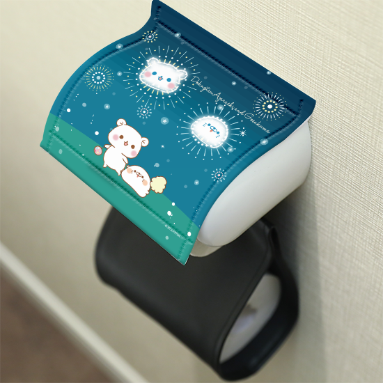トイレットペーパーカバー『花火