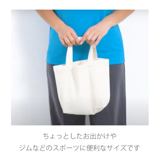 キャンバストート Sサイズ『H