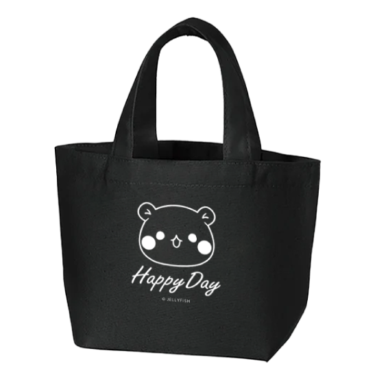 キャンバストート ブラック S