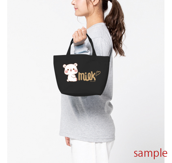 キャンバストート ブラック S