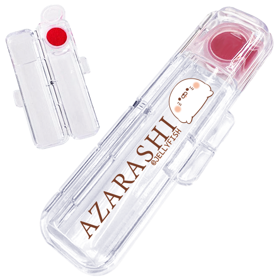 朱肉付き印鑑ケース 『毒舌あざ