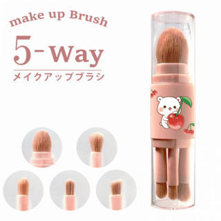 5Wayメイクブラシ『チェリー/ゲスくま』
