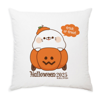 クッション(30×30cm)『Halloween/毒舌あざらし』