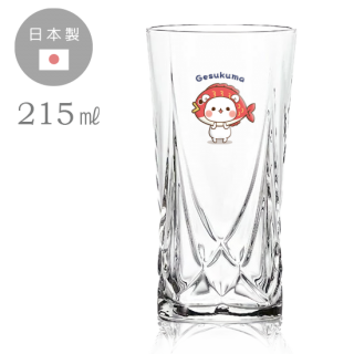 国産・和風グラス215ml『鯛/ゲスくま』