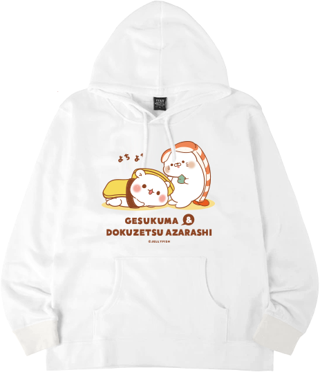 ポケット付きフードパーカー『エ