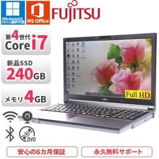 <img class='new_mark_img1' src='https://img.shop-pro.jp/img/new/icons29.gif' style='border:none;display:inline;margin:0px;padding:0px;width:auto;' />Ρȥѥ  ٻ Lifebook A744/K  Windows11/10 Office2019 4Corei7 SSD240GB 4GB եHD