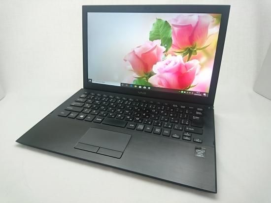 中古ノートパソコン 薄型軽量 SONY VAIO VJS131 Windows10 MicrosoftOffice2019 第6世代Corei5  SSD240GB メモリ4GB Bluetooth フルHD