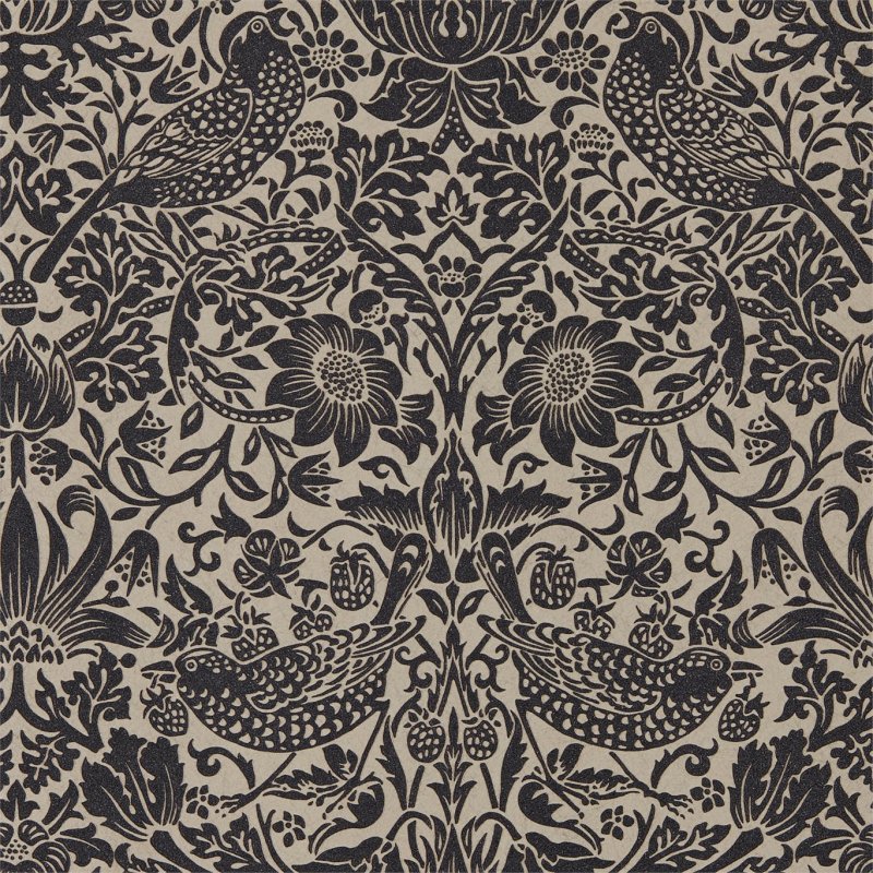 Pure Strawberry Thief / 216018 / Pure Morris Wallpapers / Morris&Co.