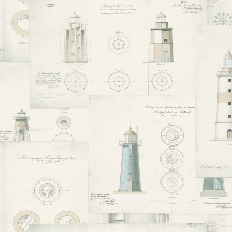 Lighthouse / 8867 / Marstrand  / Borastapeter