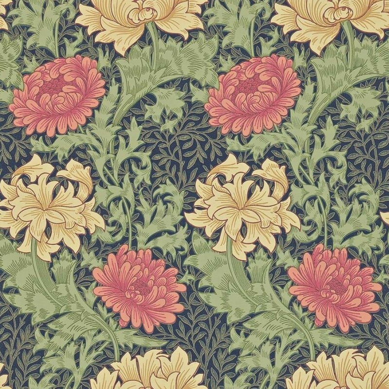 Chrysanthemum / 212549 / 216854 / Morris Archive II / Morris&Co.